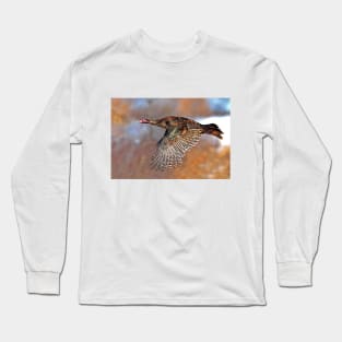 Turkey Flying - Wild Turkey, Ottawa, Canada Long Sleeve T-Shirt